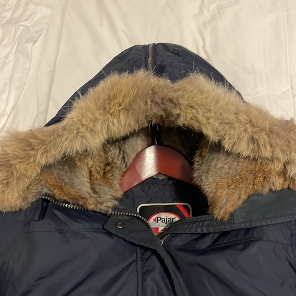 Pajar Down Parka Jacket with Real Fur - Picture 4 of 9